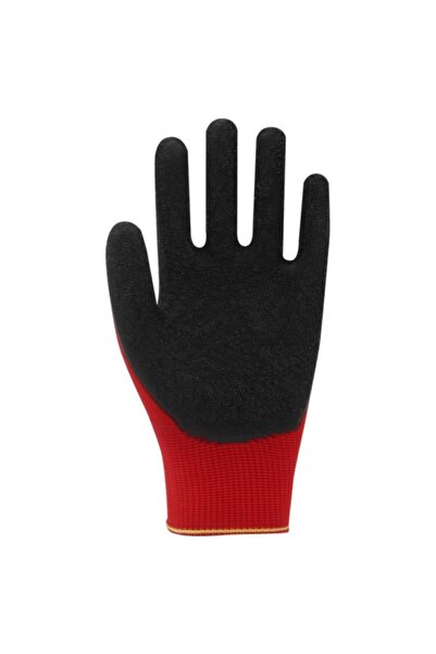 Beybi Pl9 Camcı Polyester Örme Lateks Işçi Eldiveni 10 Numara 12 Çift