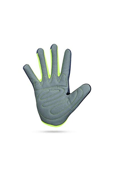 Nivia Cross Training Full Finger Gym Gloves Grey/Green, Large for Men Leather | Perfect for Lifting