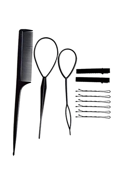 PRVT 11 Piece Hair Styling and Bun Making Set