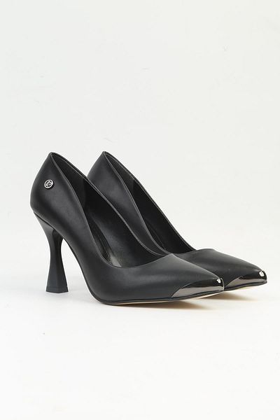 Pierre Cardin PC-54223 Γυναικεία μαύρα παπούτσια με τακούνι - ®