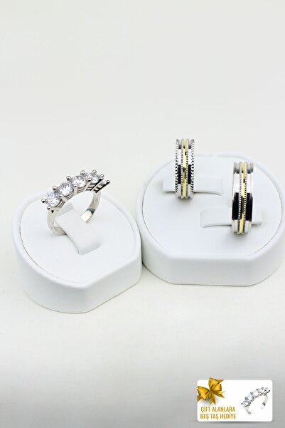 Twem Silver Hayal Uyum 925 Ayar Gümüş Alyans Çift Alıma Beştaş Hediye (TEK YÜZÜK FİYATIDIR)