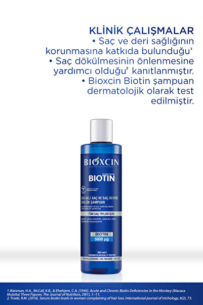 Bioxcin 2 Adet Biotin Şampuan 300 ml - Hassas Saç Derisi Hassas Saçlar