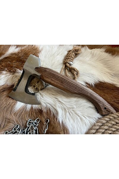 Bıçak Market El Yapımı Dövme Kamp Baltası no 3 Düz Özel Seri