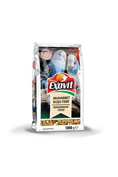 Exovit Vitaminli Muhabbet Kuşu Yemi Budgerigar Food 1 Kg