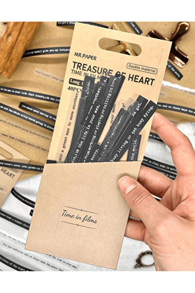 Kağıt Gemi Dükkan Treasure Of Heart Serisinden Time in Film 40 Adet İngilizce...