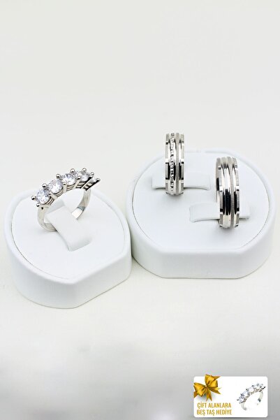 Twem Silver Ruhani Bağlantı Çemberi 925 Ayar Gümüş Alyans, Nişan Ve Söz Yüzüğü (TEK YÜZÜK FİYATIDIR)