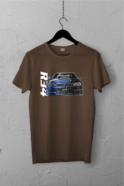 Tospikten Μπλουζάκι Nissan Skyline R34 Gtr Design, Unisex Premium, No Cracking Fading / Αυτοκίνητο
