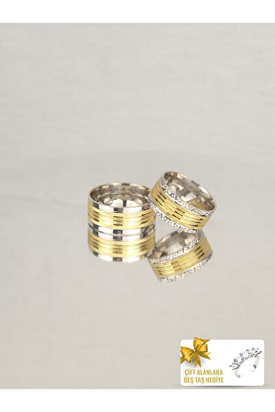 Twem Silver Denizaltı Zarafeti Huzurlu Ahenk 925 Ayar Gümüş Alyans Yüzük (TEK YÜZÜK FİYATIDIR)