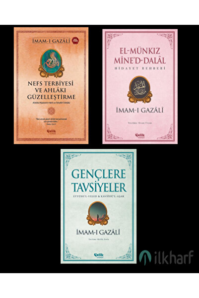 Çelik Yayınevi İmam Gazali Gençlik Seti ; Nefs Terbiyesi, El-münkız Mined-Dal...