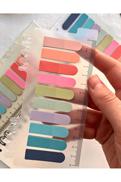 Kağıt Gemi Dükkan 10 culori, linie, tonuri de roz albastru, autocolant index/...