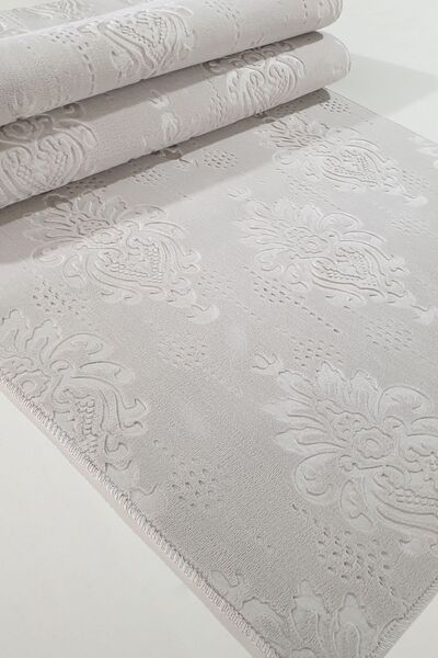 Babil Home Kaymaz Tabanlı Kesme Kabartmalı Salon Koridor Mutfak Hali Vizon Yo...