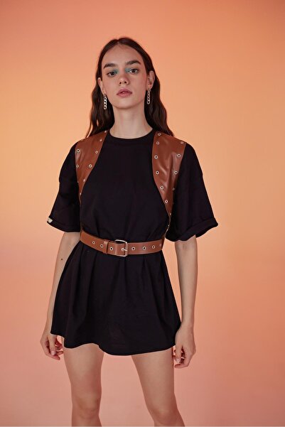 HOLLY LOLLY Brown Vest Belt