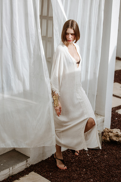 İKİKIZ Burümcük Patterned Kaftan