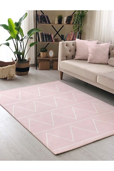 Evmila Geometrik Modern Desenli Salon Ve Yatak Odası Halısı