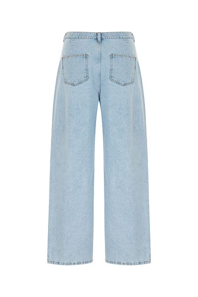 Nocturne Pantaloni Jean cu guler cu talie înaltă