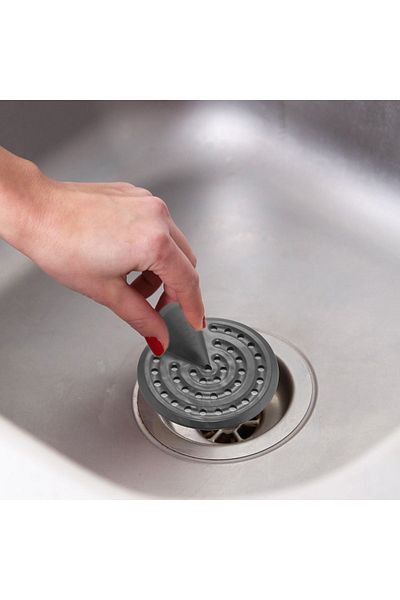 QLUX IDEAS Silicone Sink Bathtub Strainer - Bathroom Drain Stopper - Sink Stopper