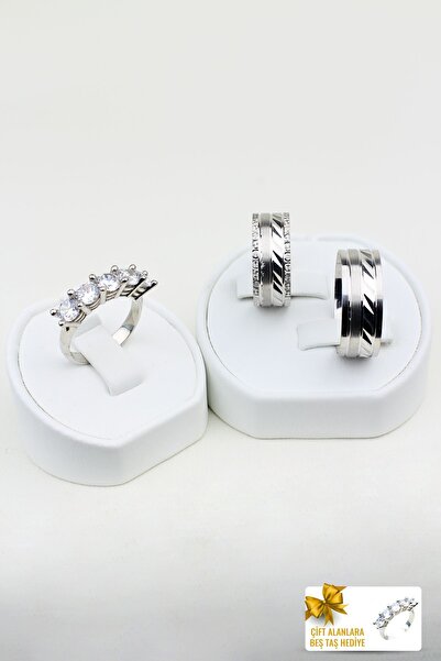 Twem Silver Zamansız Uyum 925 Ayar Gümüş Alyans