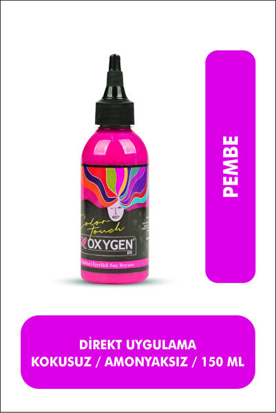 BBOXYGEN Pembe Bitkisel Içerikli Renkli Saç Boyası 150 Ml | Color Touch