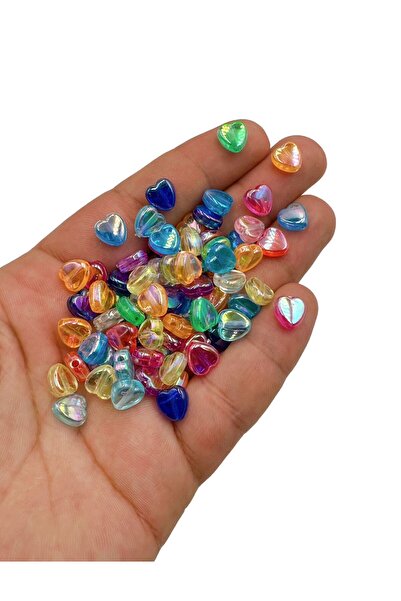 Ebruli Boncuk 8 мм лъскави акрилни мъниста - мъниста за бижута във формата на...