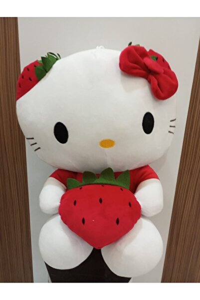 Genel Markalar HELLO KİTTY PELUŞ OYUNCAK KIRMIZI 50 CM