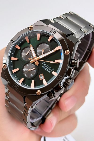 Ferrucci Function Steel Cord Men's Wristwatch