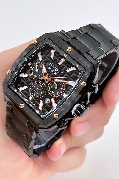 Ferrucci Function Steel Cord Men's Wristwatch