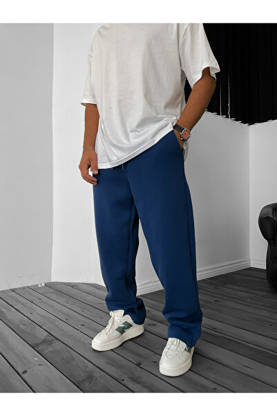 KHAYN 3 İPLİK ŞARDONLU BAGGY PAMUKLU EŞOFMAN ALTI  K1032E