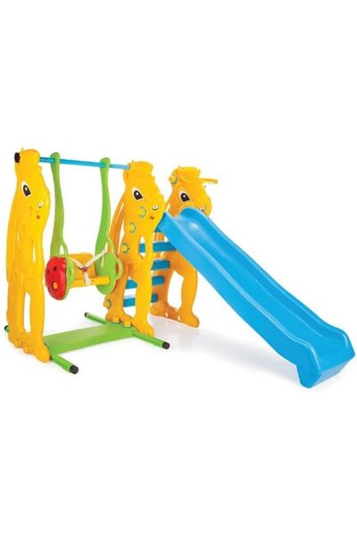PİLSAN Pilsan 06-140 Sincap Kaydırak ve Salıncak Set Park Oyuncak