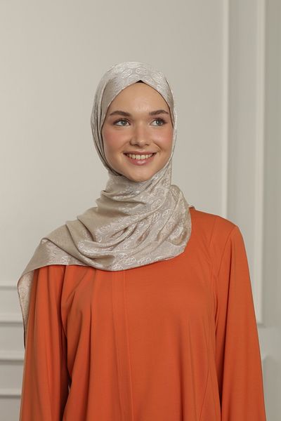 MAQ DESIGN Shine Silky Jacquard Shawl
