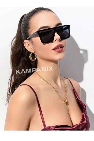 KAMPANİX New Season Trend - Unisex Full Glass Polarized Sunglasses