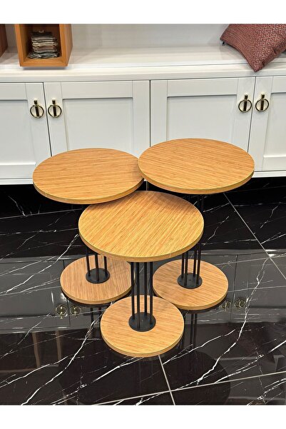 su iç mimarlık 3'LÜ ZİGON SEHPA