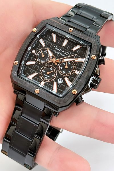 Ferrucci Function Steel Cord Men's Wristwatch