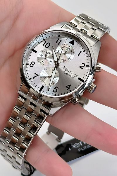 Ferrucci Function Steel Cord Men's Wristwatch