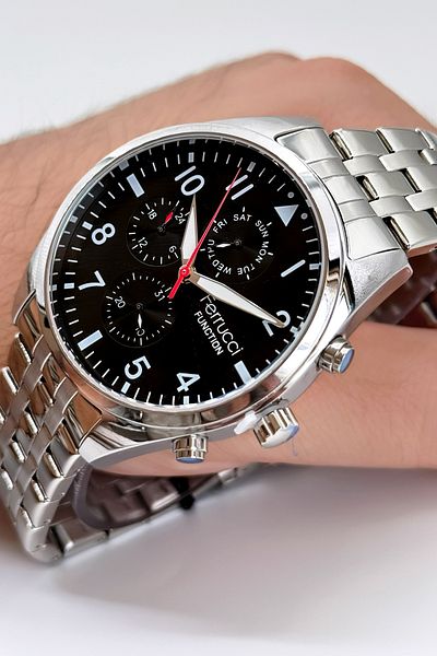Ferrucci Function Steel Cord Men's Wristwatch