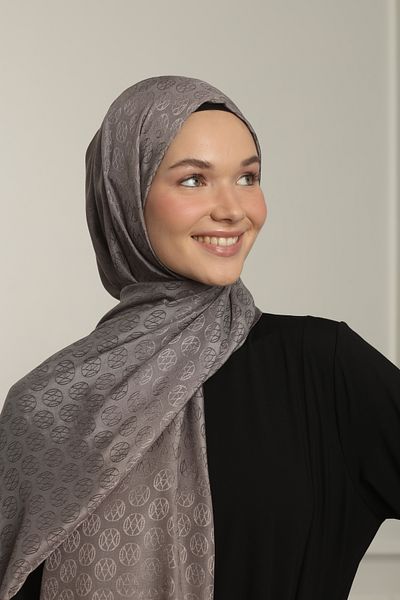 MAQ DESIGN Shine Silky Jacquard Shawl