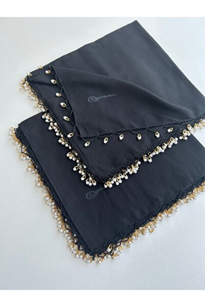 TREND Handcrafted writing edge beaded cheesecloth dowry pocketing daily