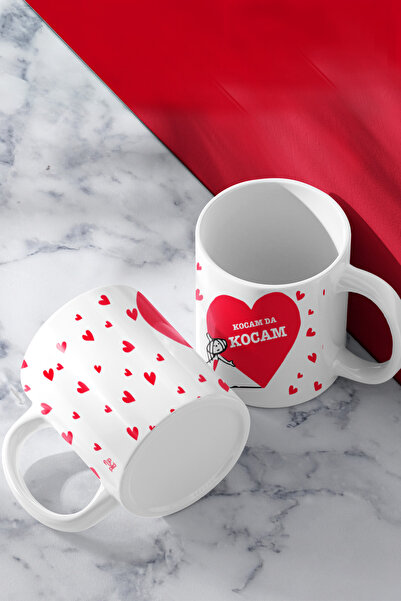 Flipped Karımda Karım Kocamda Kocam  Çift Kupa Bardak Seti