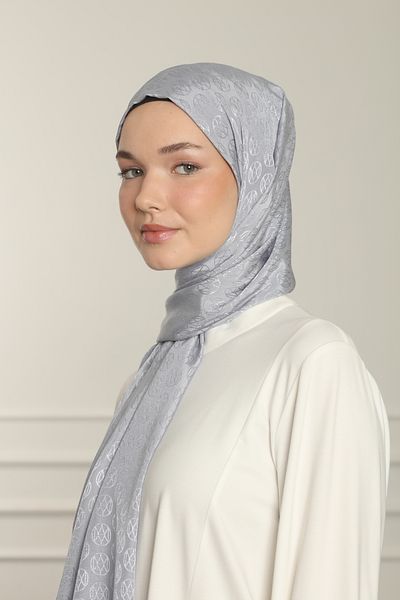 MAQ DESIGN Shine Silky Jacquard Shawl