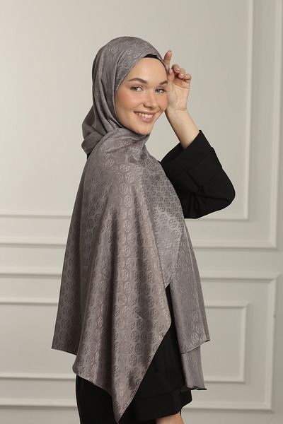 MAQ DESIGN Shine Silky Jacquard Shawl