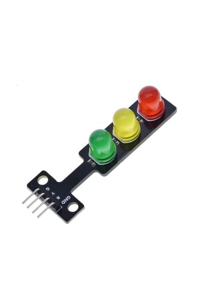 Genel Markalar Trafik Işık Led Modülü 5v Ortak Katot 8mm Led Kırmızı Sarı Yeşil