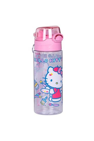 WİGGLE HELLO KİTTY MATARA PLASTİK 2873 PİPETLİ 500 ML