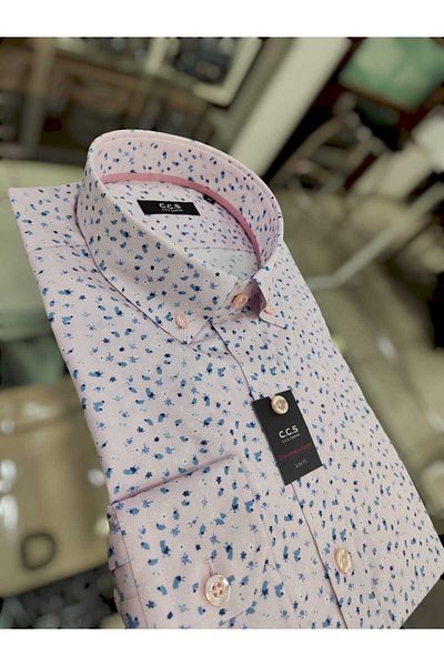 Sarar Ccs Sarar Elisa Print Pattern Slimfit Shirt