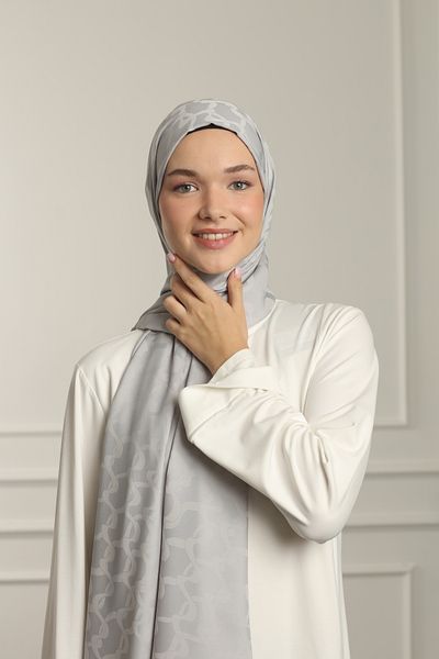 MAQ DESIGN Soft Crystal Jacquard Shawl