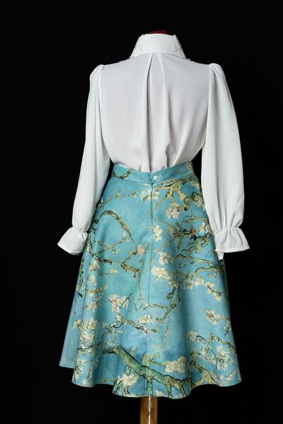 Sihirli Düğmeler Van Gogh Kloş Etek