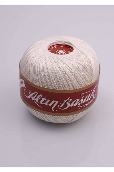 Altınbaşak Mercerized 26/6 Classic Mercerized Lace Rope (cream)