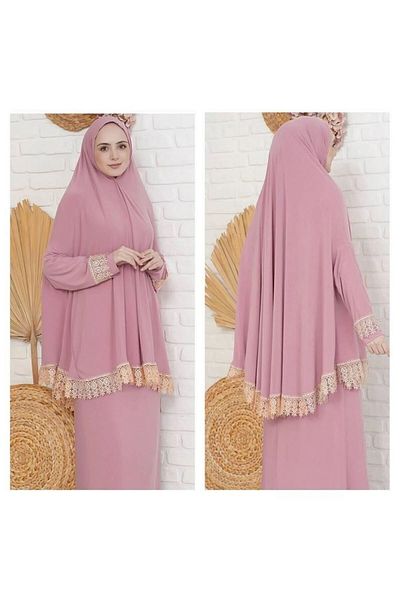 Kutay Collection Two-Piece Summer Prayer Dress for Women - Anti-Sweat Clothing and Flowy Ferace