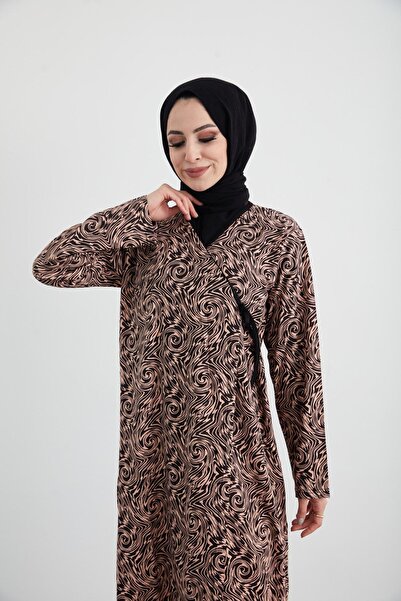 Kutay Collection Yandan Bağlamalı Namaz Elbisesi