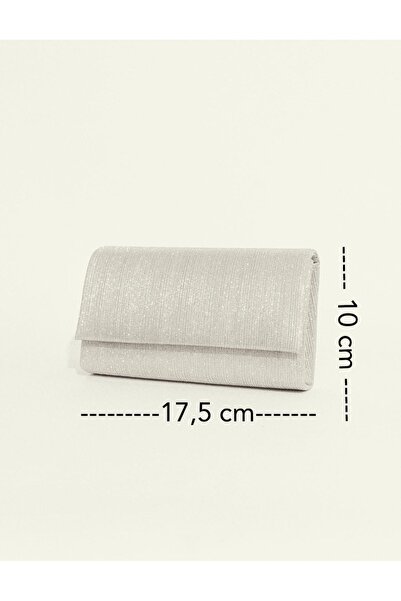 NAZART Kadın Saten Minik Siyah Abiye Clutch Portföy Zincir Askılı El Düğün Nişan Gece Omuz Çantası