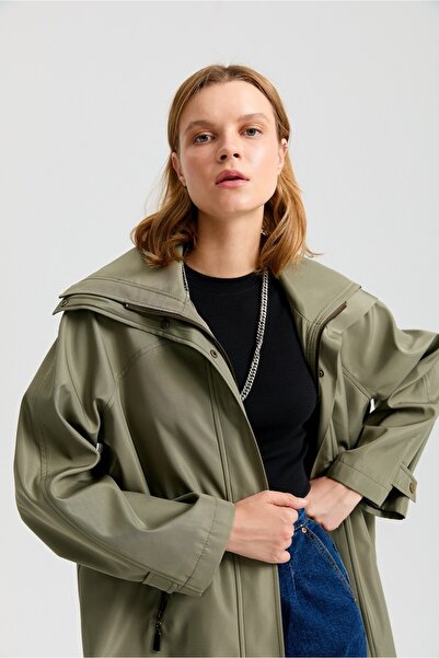 BEYZA BETÜL Zengin Yaka Trençkot 5002