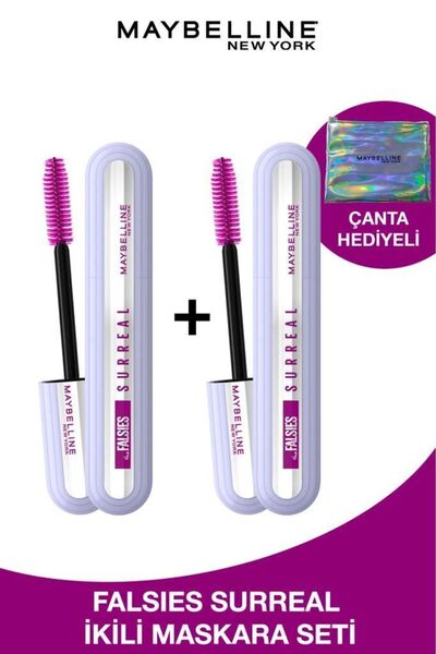 Maybelline New York Falsies Surreal Maskara 2'li Set & Çanta